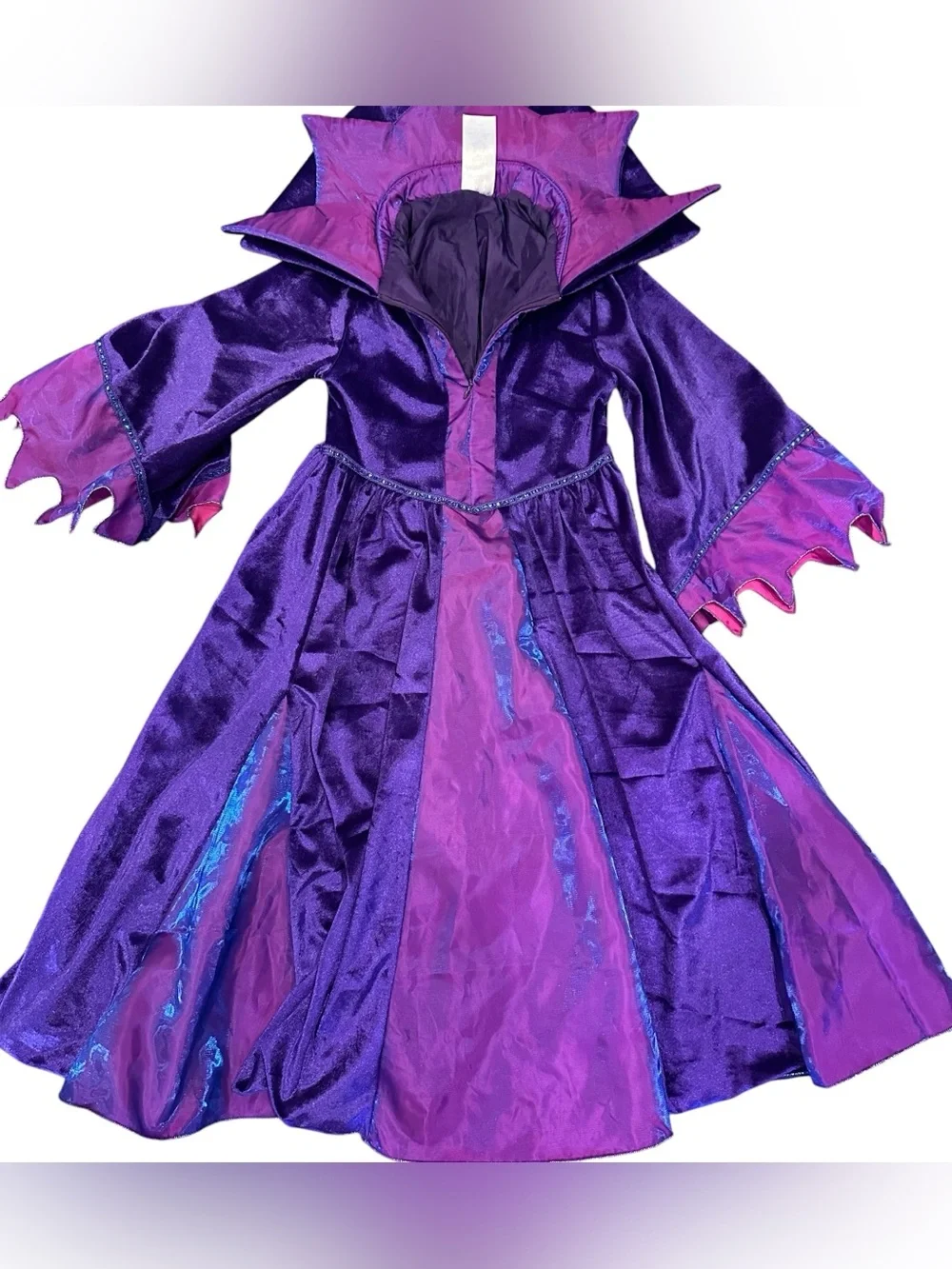 Disney Maleficent Costume Sleeping Beauty Halloween Purple Dress Villain 5/6